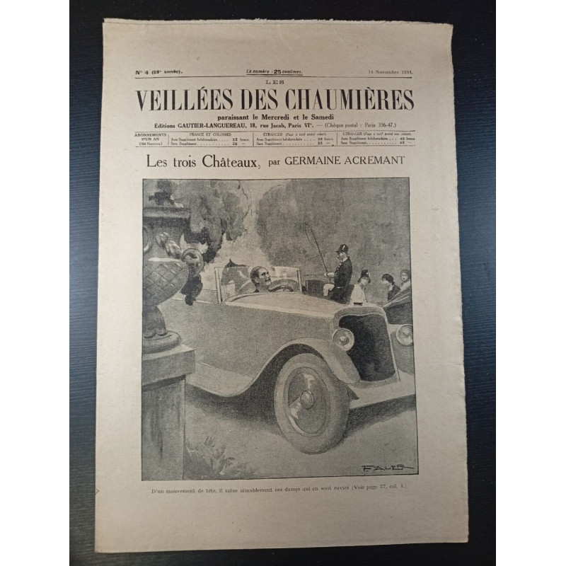 Les veillées des chaumières n°4 58 e année