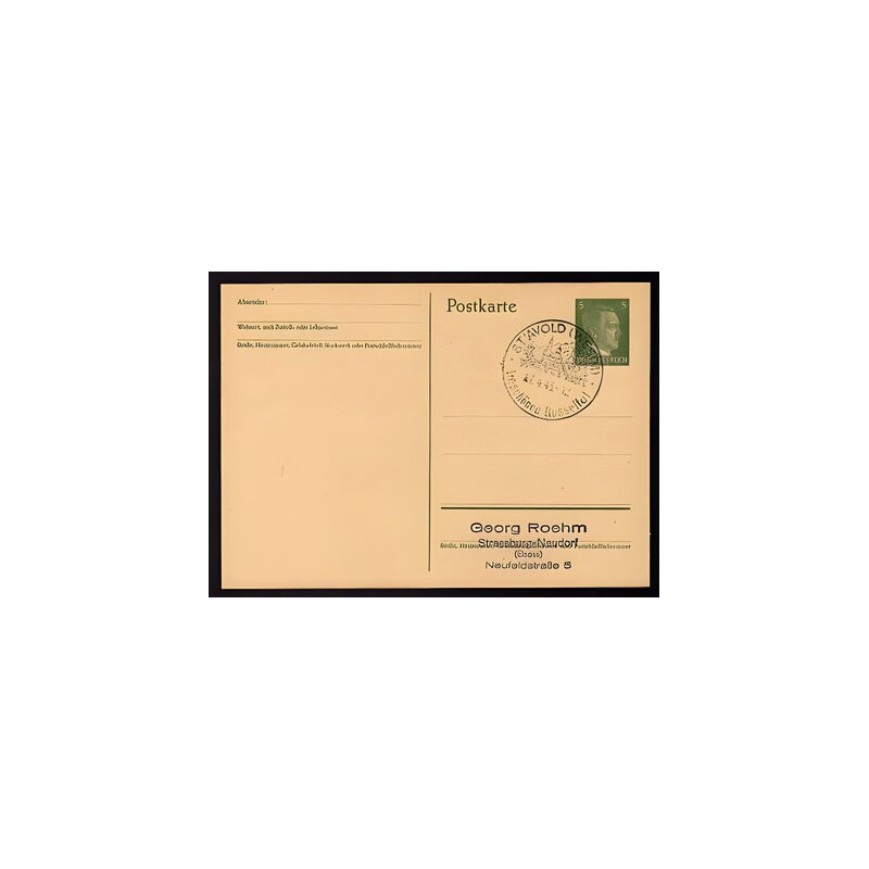 Ganzsache ST AVOLD Cachet Spécial 170443 WW2