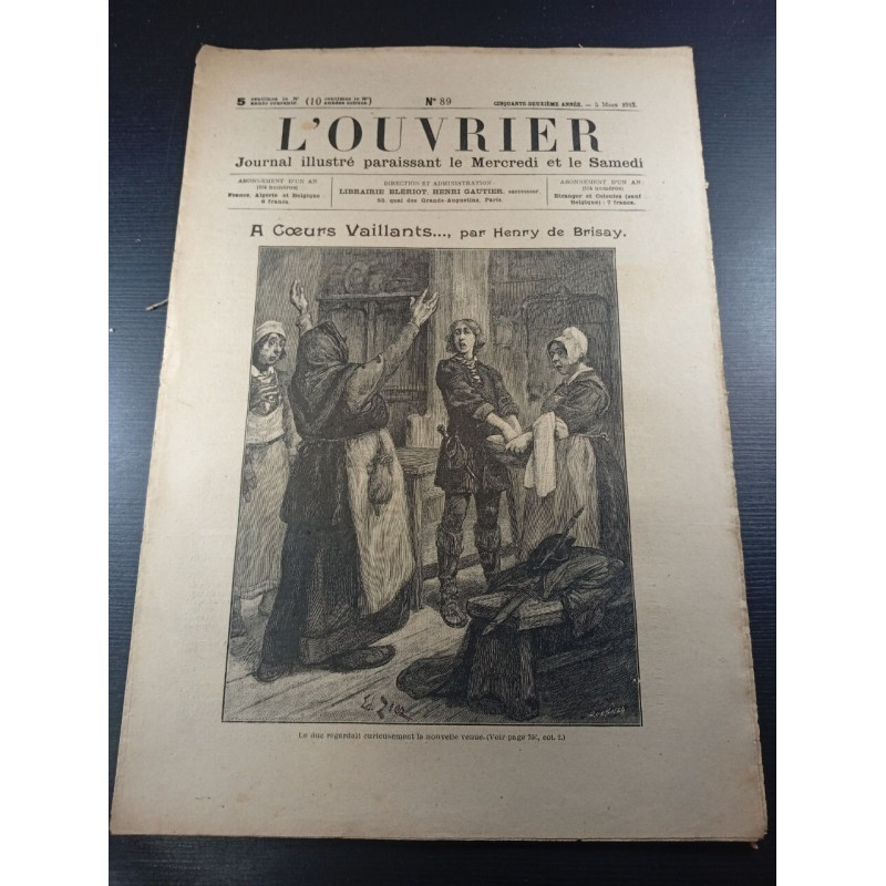 L'ouvrier n°89 - 1913