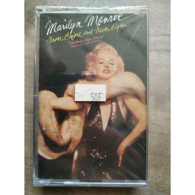 Marilyn Monroe Never before and Never again Cassette Audio NEUVE...
