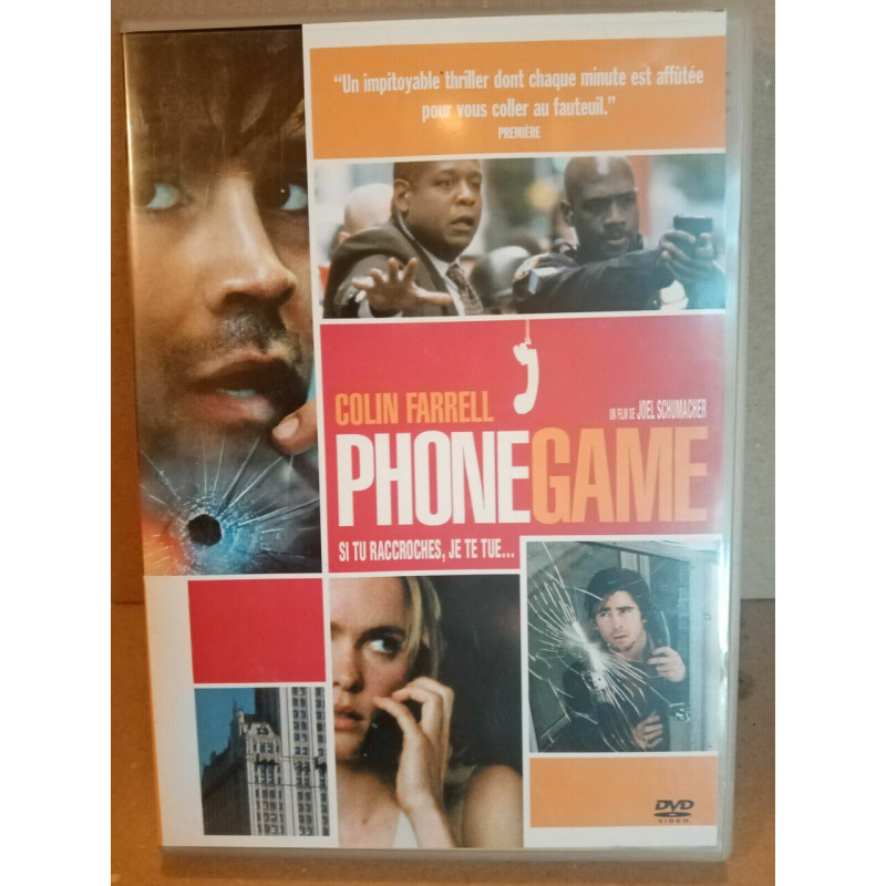 Phone Game Colin Farrell DVD