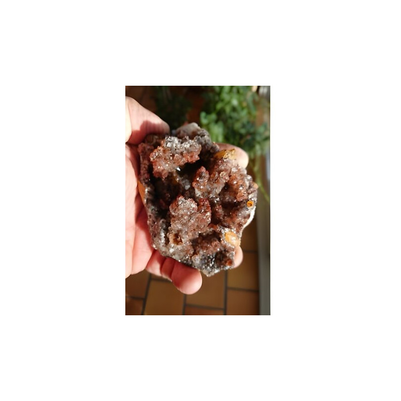Quartz hematoide imilchil maroc RQH7 344g 102mm70mm