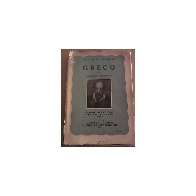 greco Librairie floury Collection Anciens et modernes