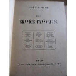 Nos grandes françaises cie non daté
