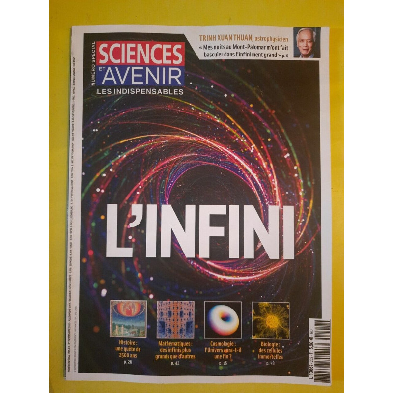 Sciences Et Avenir Nº202 L'Infini Juillet 2020