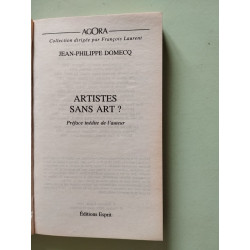 Artistes sans art