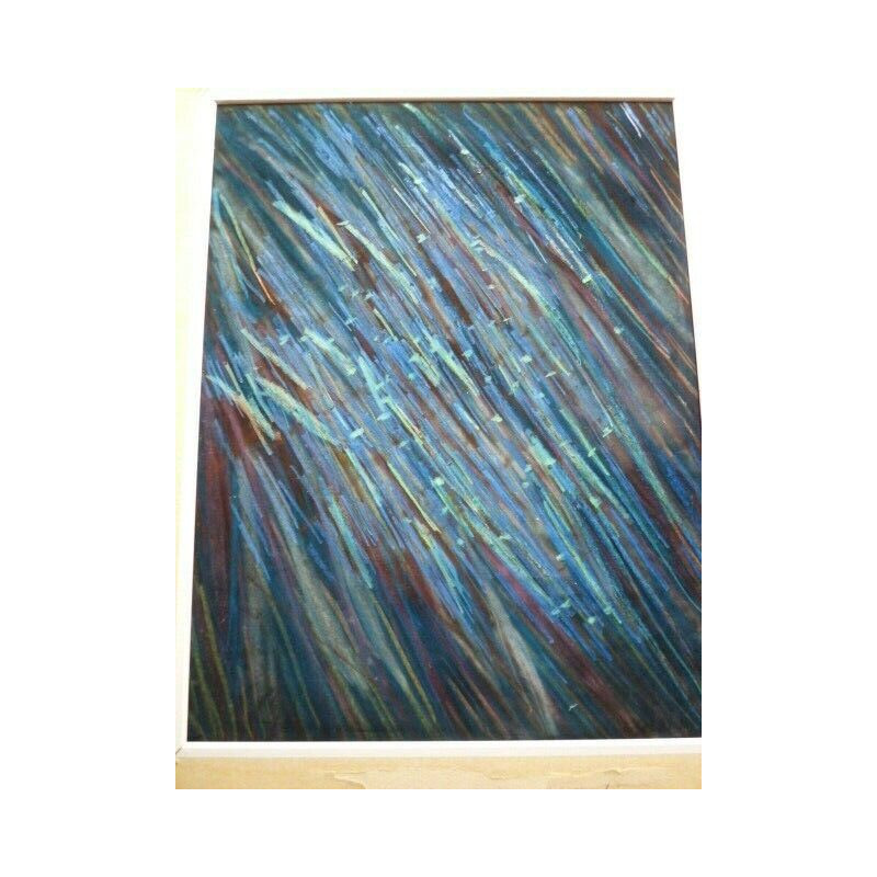 Madeleine claass Herbes folles pastels gras sur papier 65 cm x 50 cm