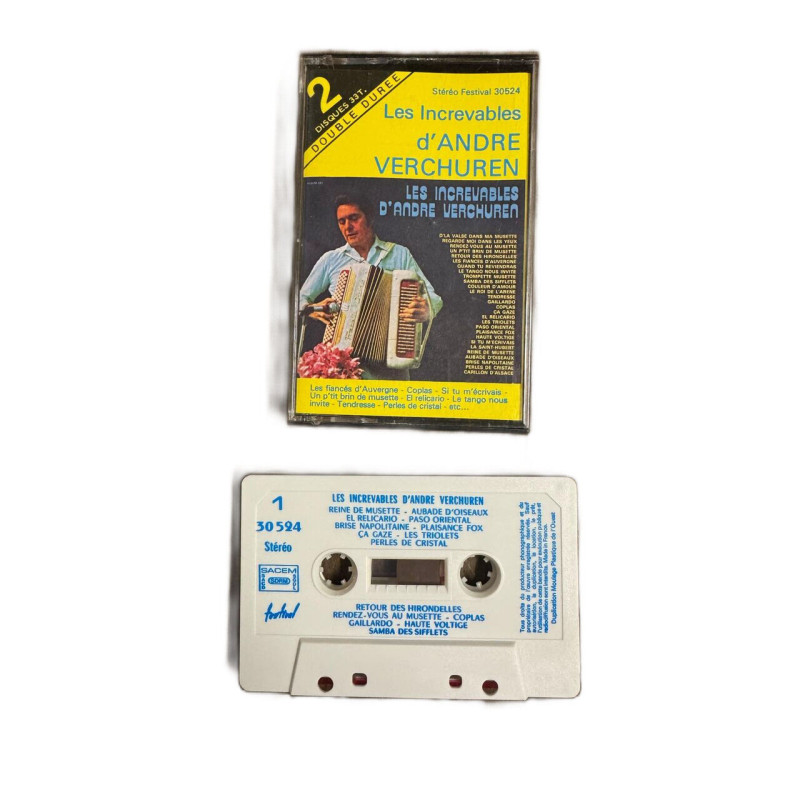 K7 Audio : Les Increvables d'André Verchuren