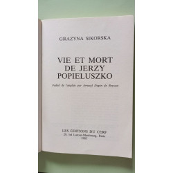 Vie et mort de jerzy popieluszko