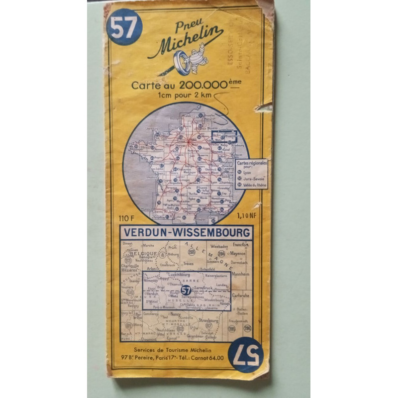 Michelin carte au 200.000eme nº57