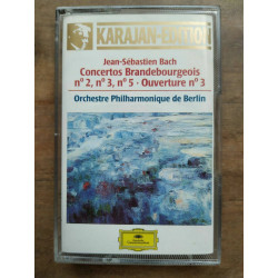 Karajan Edition - Bach Concertos Brandebourgeois Cassette Audio-K7