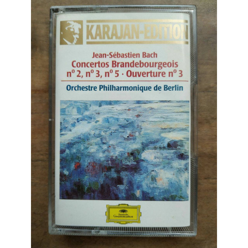 Karajan Edition - Bach Concertos Brandebourgeois Cassette Audio-K7