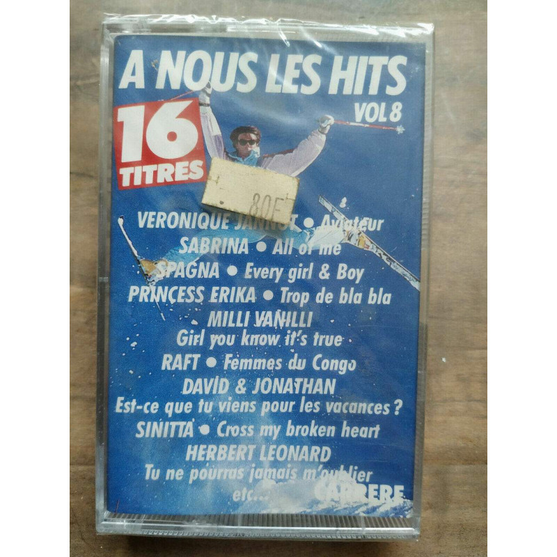 A Nous les Hits Vol 8 Cassette Audio-K7 NEUF SOUS BLISTER