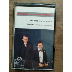 Brahms Clarinet sonatas Weber - Mikhail pletnev Cassette Audio...