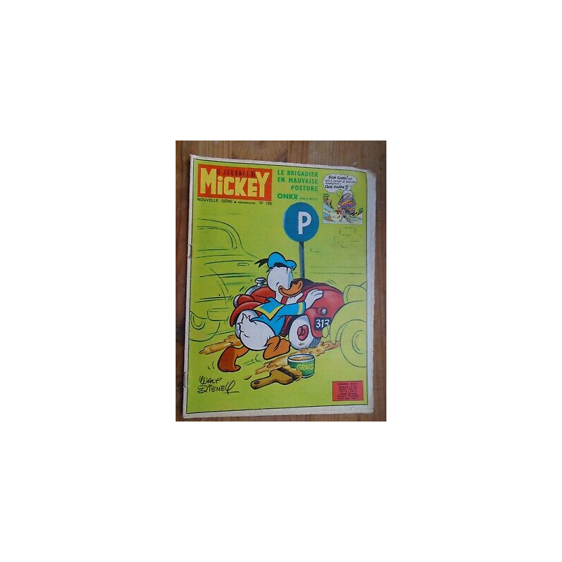 Le Journal de Mickey hebdomadaire N 786