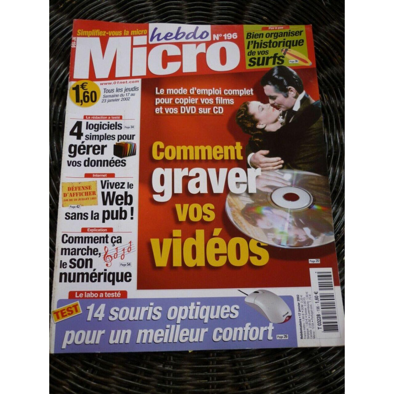HEBDO MICRO n196 17 janvier 2002