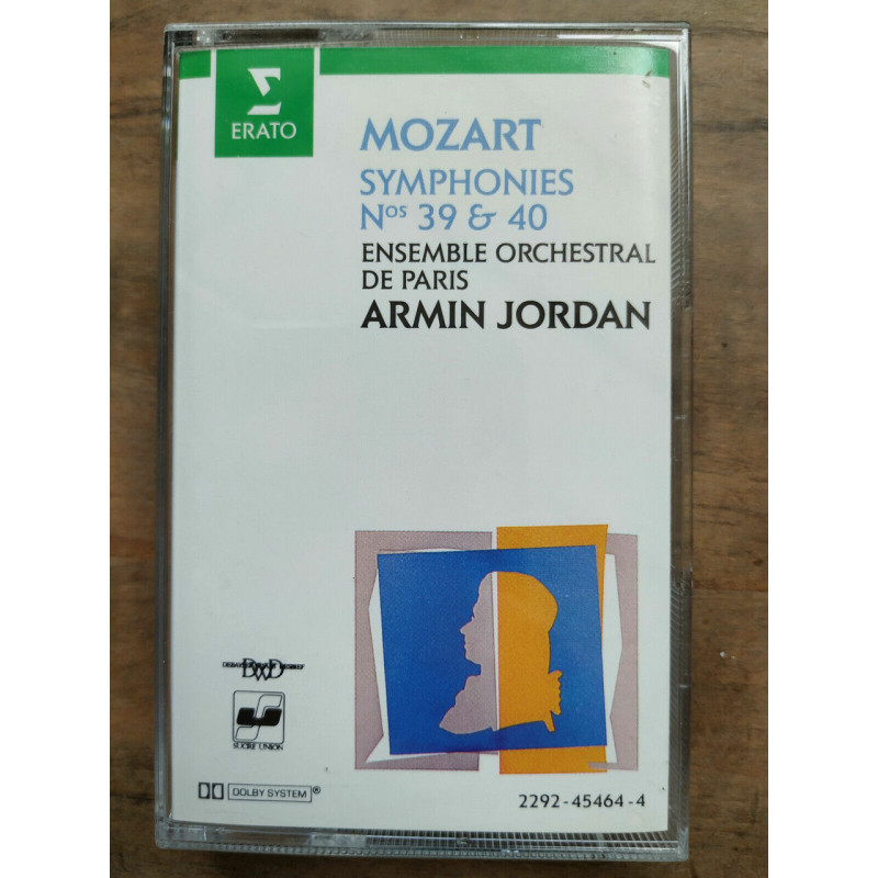 Mozart Symphonies Nos 39 40 - Armin jordan Cassette Audio-K7