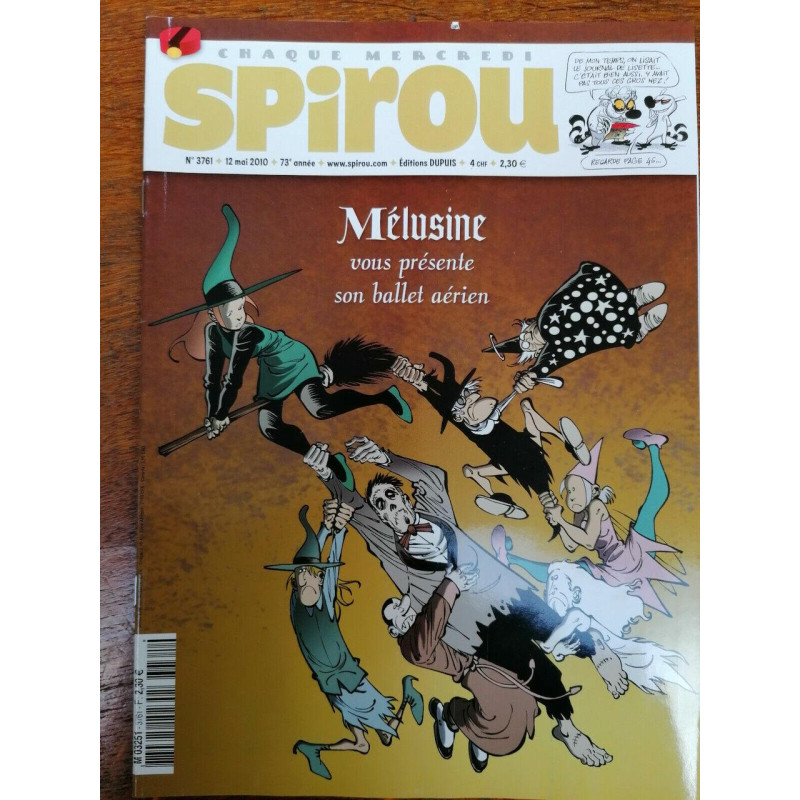 Spirou n3761 Mélusine vous présente son ballet aérien