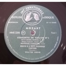 Concerto De Violon N°1 En Si Bémol Majeur K.207 Concerto De Violon...