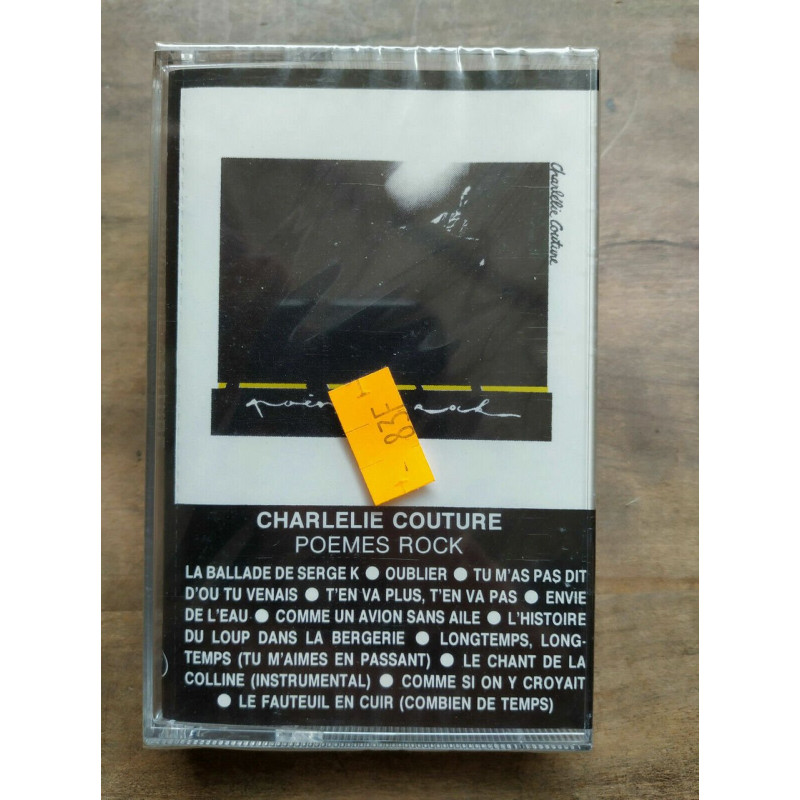 Charlelie Couture Poemes Rock Cassette Audio-K7 NEUVE SOUS BLISTER