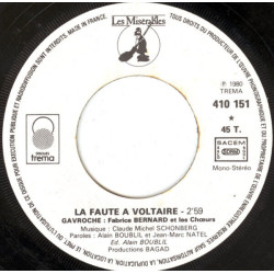 Les Misérables - La Chanson De Gavroche