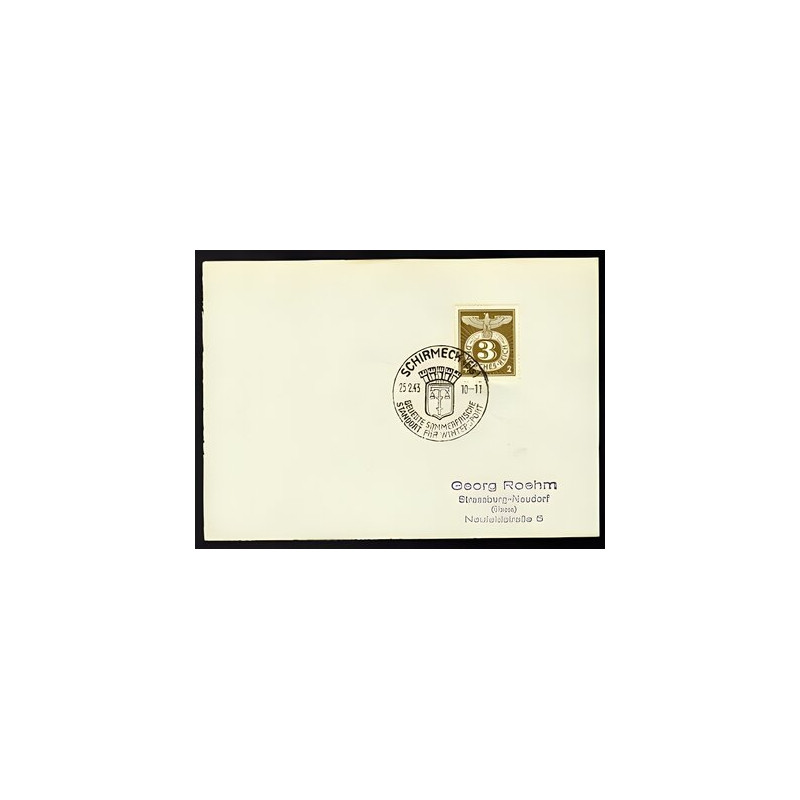 Allemagne n 762 Yv. cachet WW2 SCHIRMECK Mi. 830