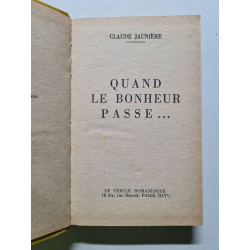 Quand le bonheur passe