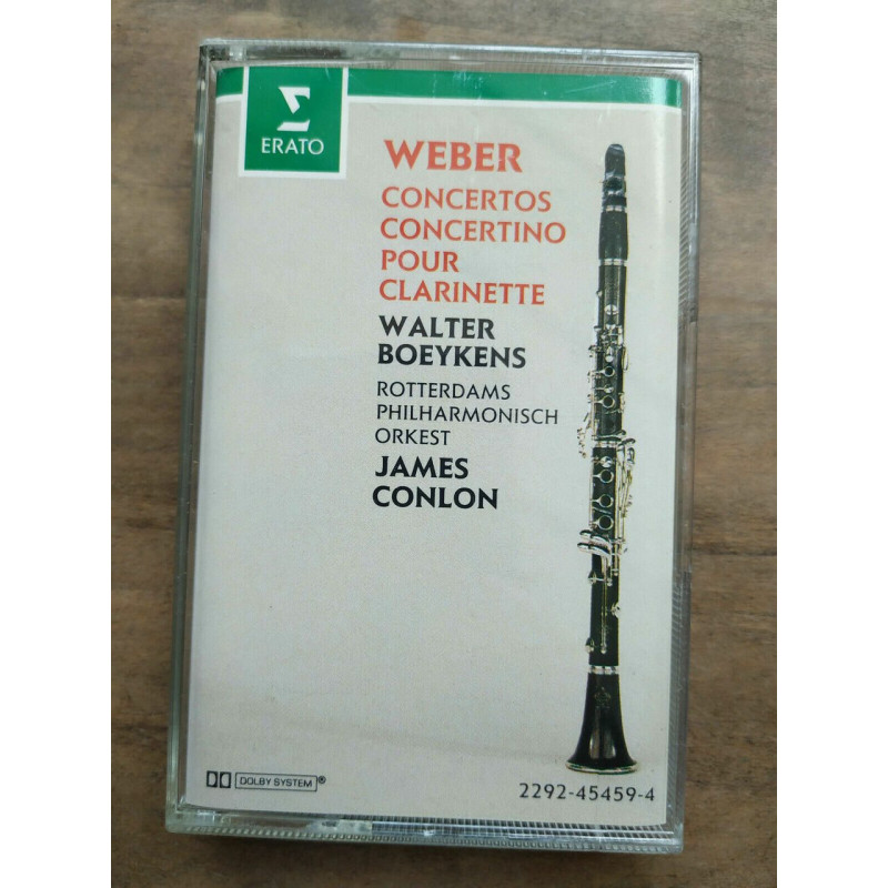 Weber Concertos pour clarinette - Walter Boeykens James Conlon...