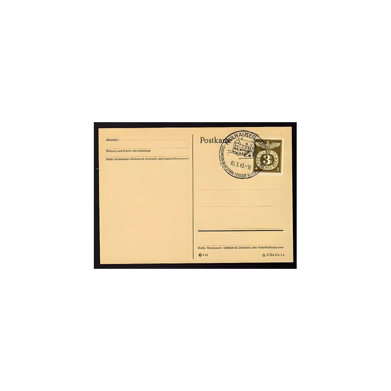 Allemagne n 762 Yv. cachet WW2 MÜLHAUSEN Mi. 830