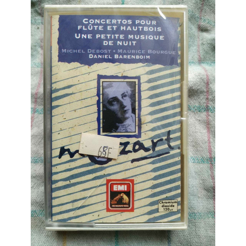 mozart Concertos pour flûte et hautbois Cassette audio-k7 NEUVE...