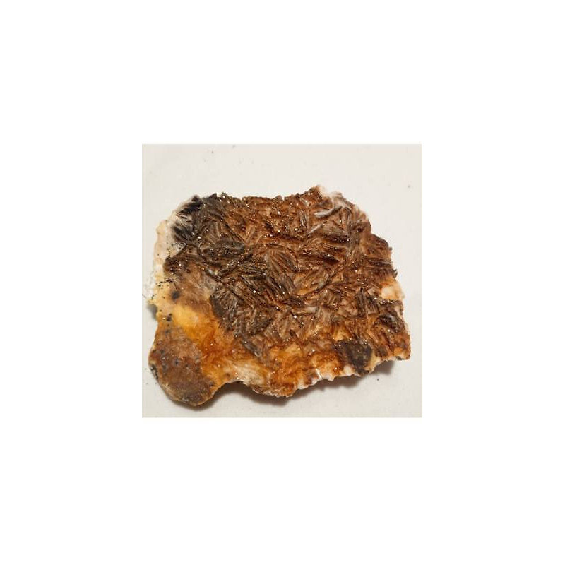 Vanadinite sur Barytine mibladen Maroc BN2 337g 101mm8