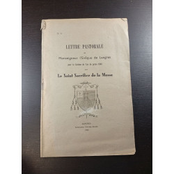 LETTRE PASTORALE de Monseigneur l'Evêque de Langres