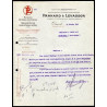 Facture PANHARD et LEVASSOR Moteurs Voitures Automobiles Machines...