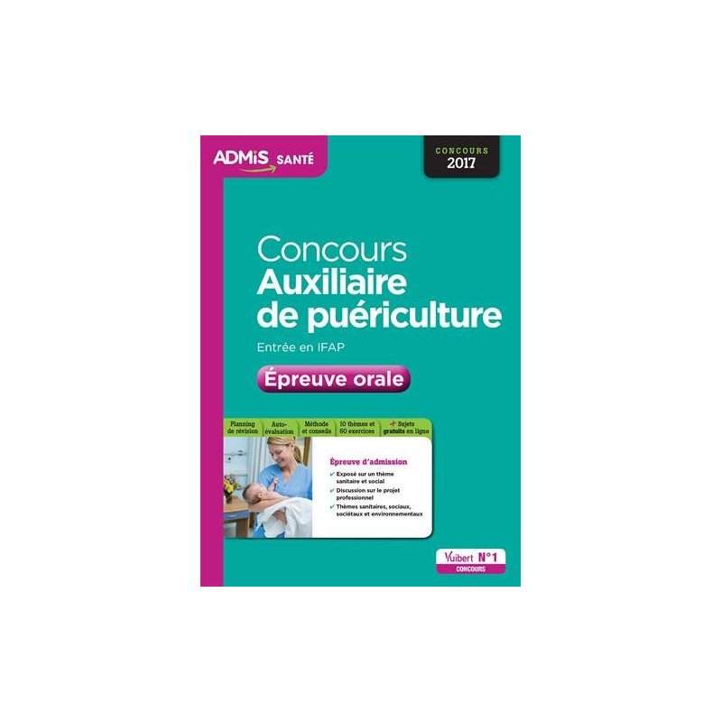 Concours Auxiliaire de puériculture - Entrée en IFAP - Épreuve...