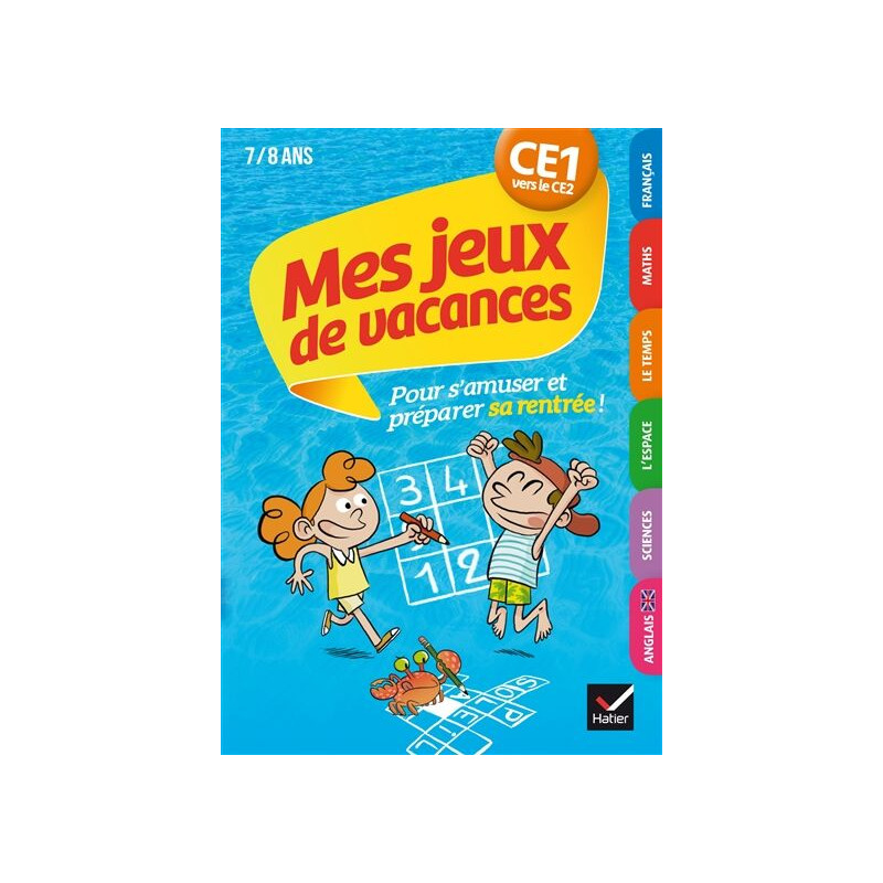 Mes jeux de vacances - CE1 vers le CE2