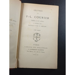 Oeuvres de P.-L. Courier