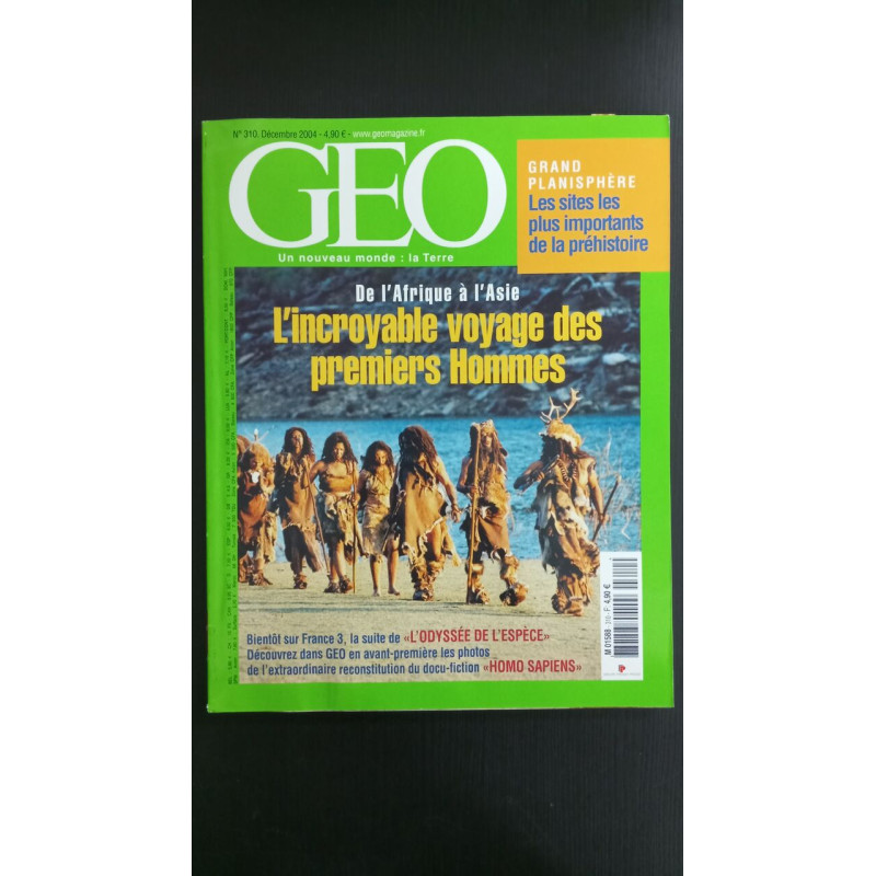 Revue Géo Magazine N° 310