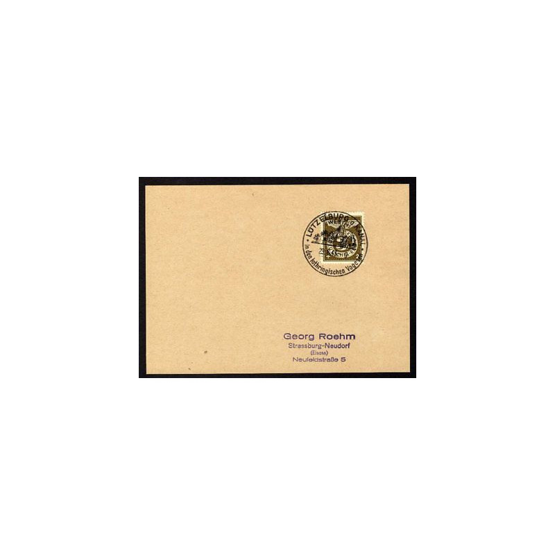 Allemagne n 762 Yv. cachet WW2 LÜTZELBURG Mi. 830