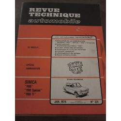 n331 Janvier 1974 Simca 1100 1100 Spécial 1100 Ti