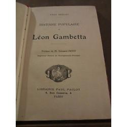 Histoire Populaire de Léon GambettaLibrairie Paul Paclot