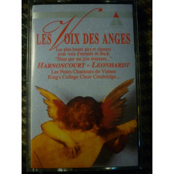Les voix des anges Harnoncourt-Leonhardt Cassette Audio-K7 Teldec...