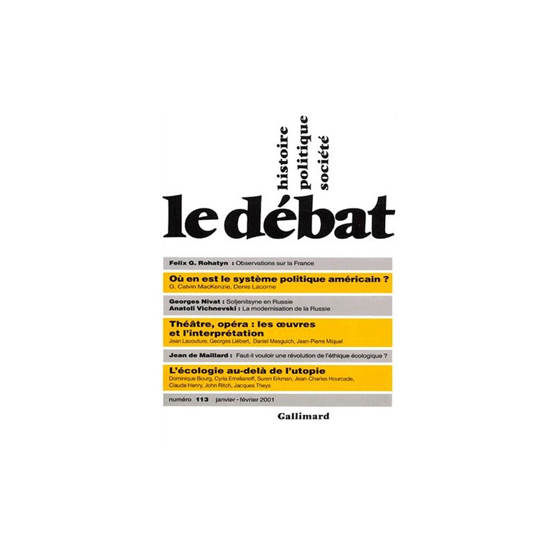 Le debat n°113