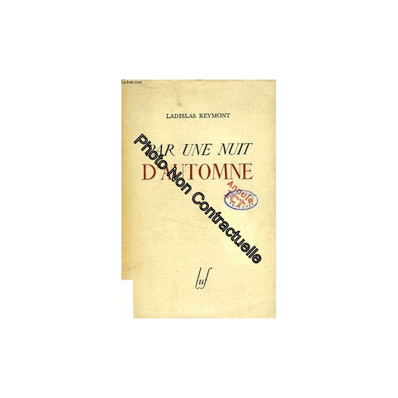 Par une nuit d'automne et autres contes. traduit du polonais par...