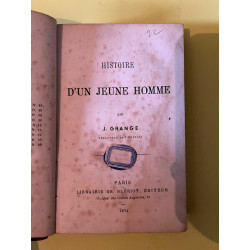 j grange Histoire d'un Jeune homme Librairie ch Blériot