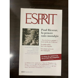 Revue Esprit n 399 Novembre 2013