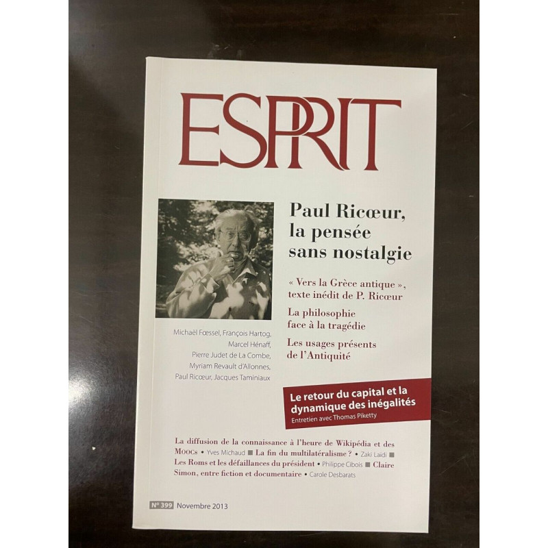 Revue Esprit n 399 Novembre 2013