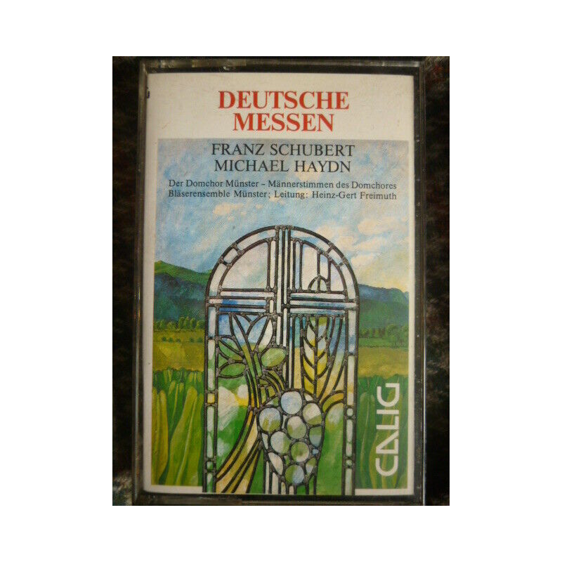 Schubert-Haydn Deutsche Messen Cassette Audio-K7 Calig CAL MC 824