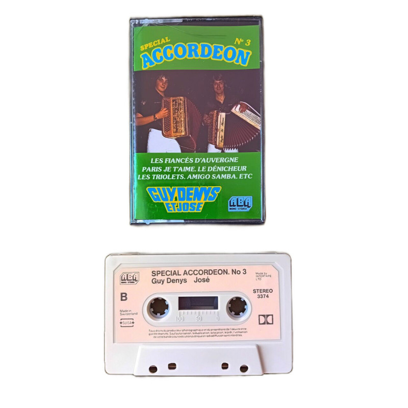 K7 Audio : Spécial Accordéon N° 3 - Guy Denis José