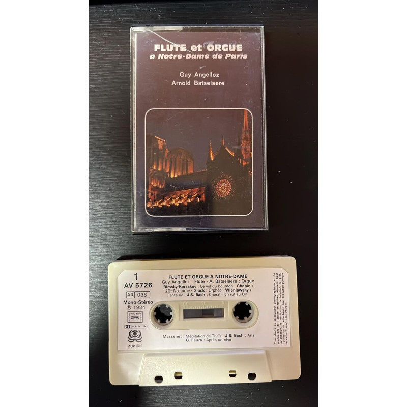 K7 Audio : Flute et Orgue à Notre-Dame de Paris