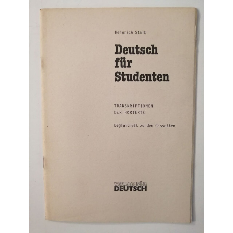 Deutsch für Studenten
